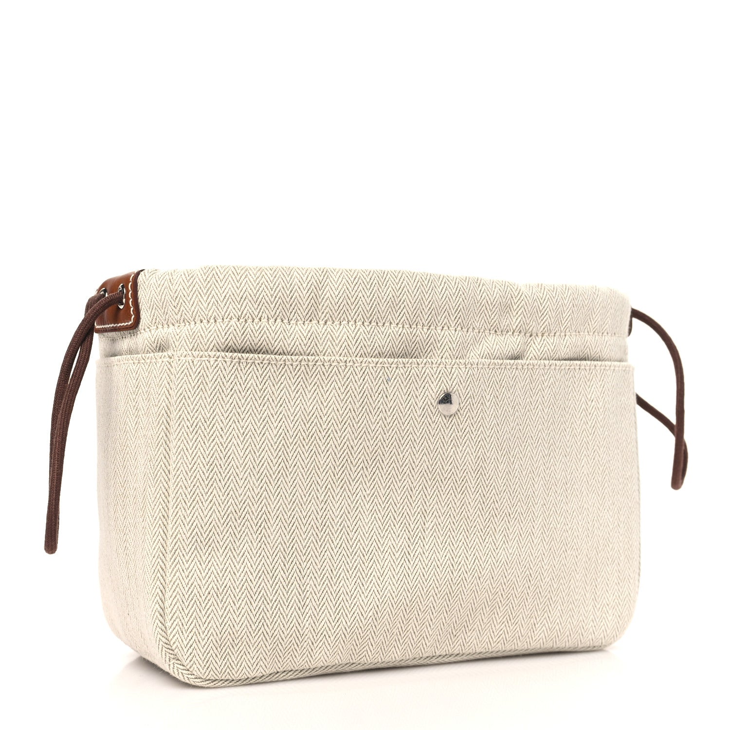 Hermes Canvas Barenia Fourbi 20 PM Pouch Naturel Fauve 3 of 11