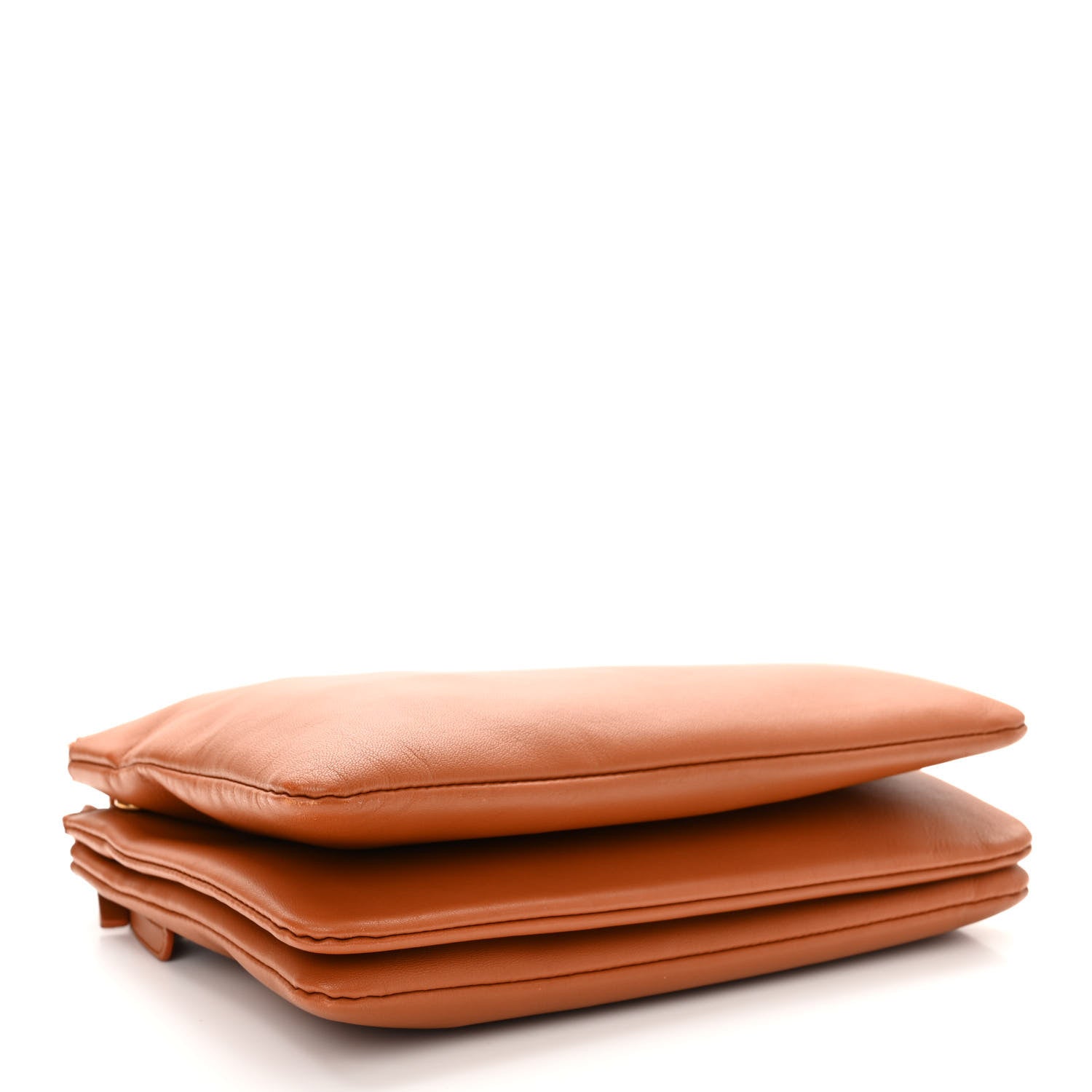 Celine Lambskin Large Trio Crossbody Bag Light Copper 4 of 14