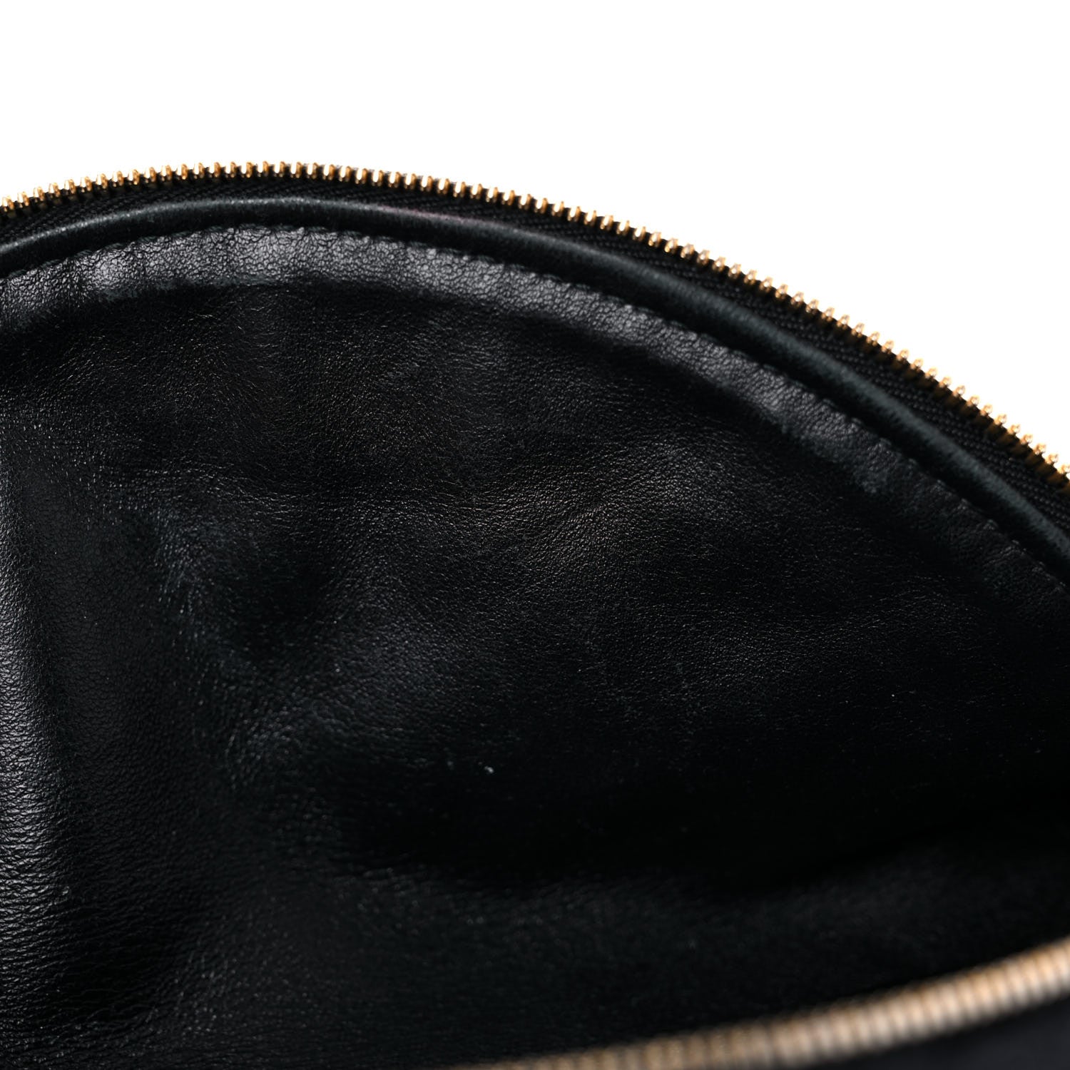 Balenciaga Crushed Velvet Logo Embossed XXS Souvenir Belt Bag Black 10 of 13