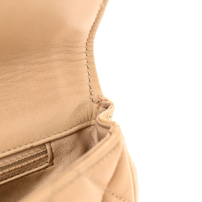 Chanel Lambskin Quilted Flap Waist Belt Bag 70 28 Beige 11 of 19
