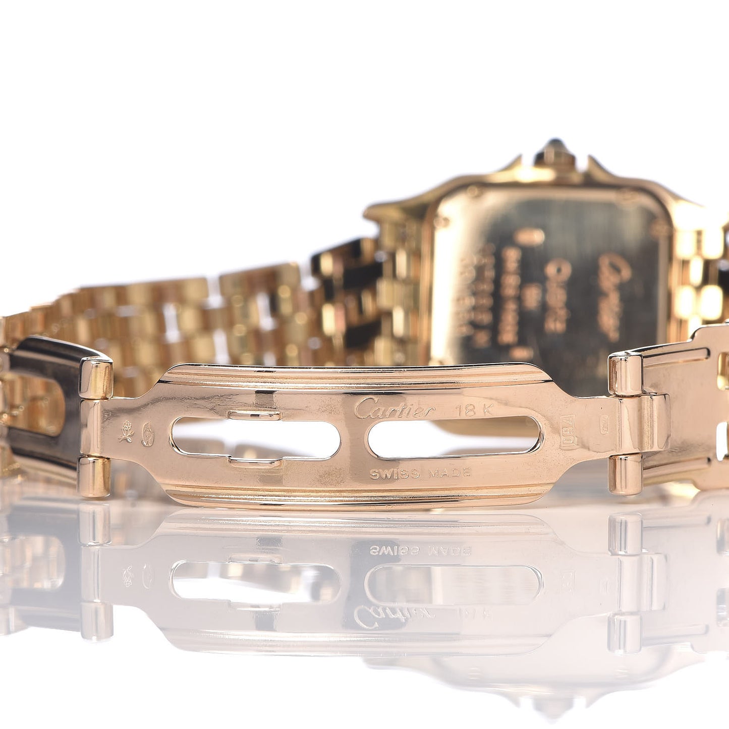18K Yellow Gold 22mm Panthere Quartz Watch