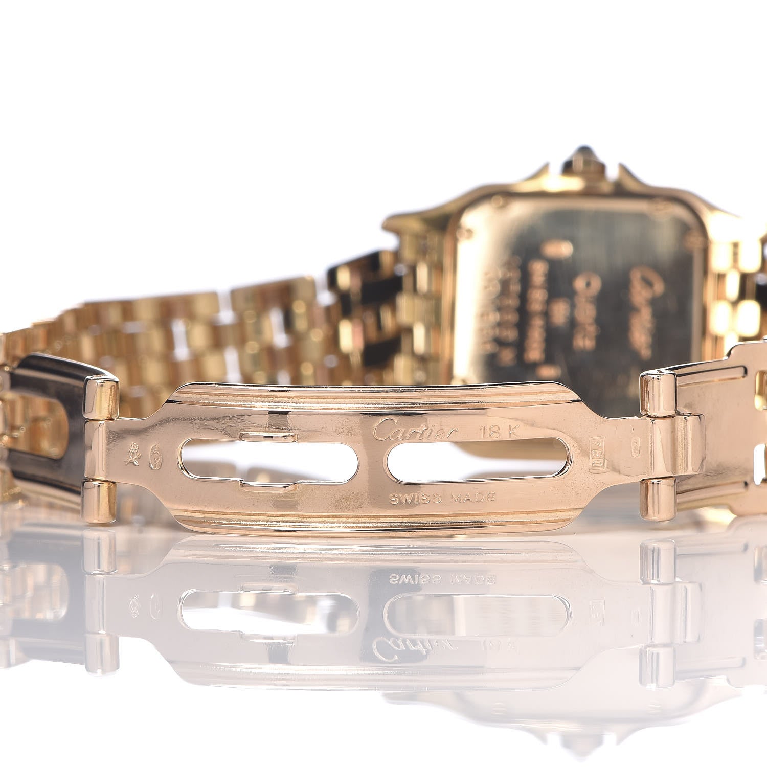 Cartier 18K Yellow Gold 22mm Panthere Quartz Watch 6 of 8