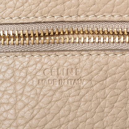 Celine Crisped Calfskin Small Tie Knot Tote Light Taupe 6 of 15
