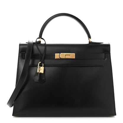 Hermes Box Kelly Sellier 32 Black 1 of 17