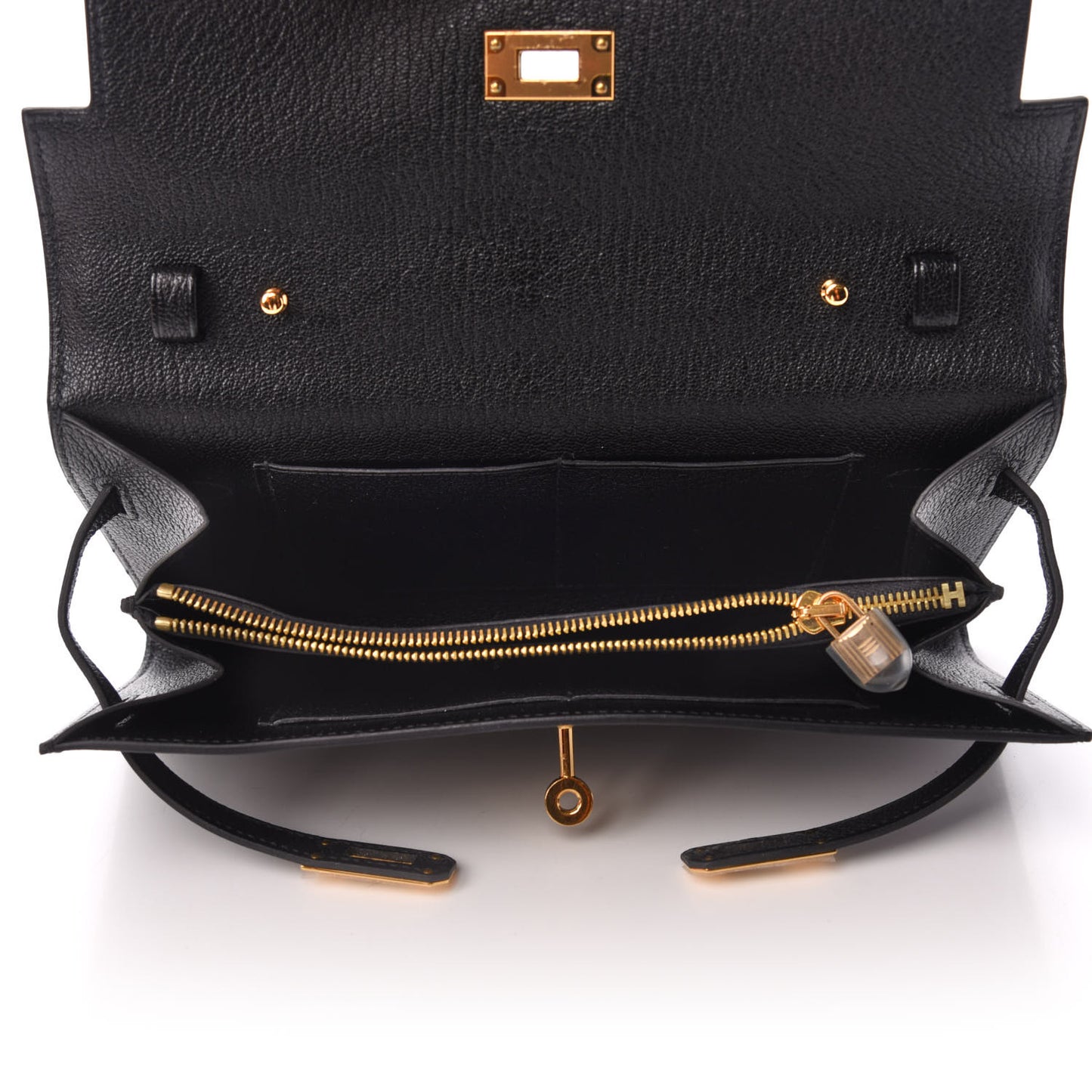 Chevre Mysore Kelly Wallet To Go Black