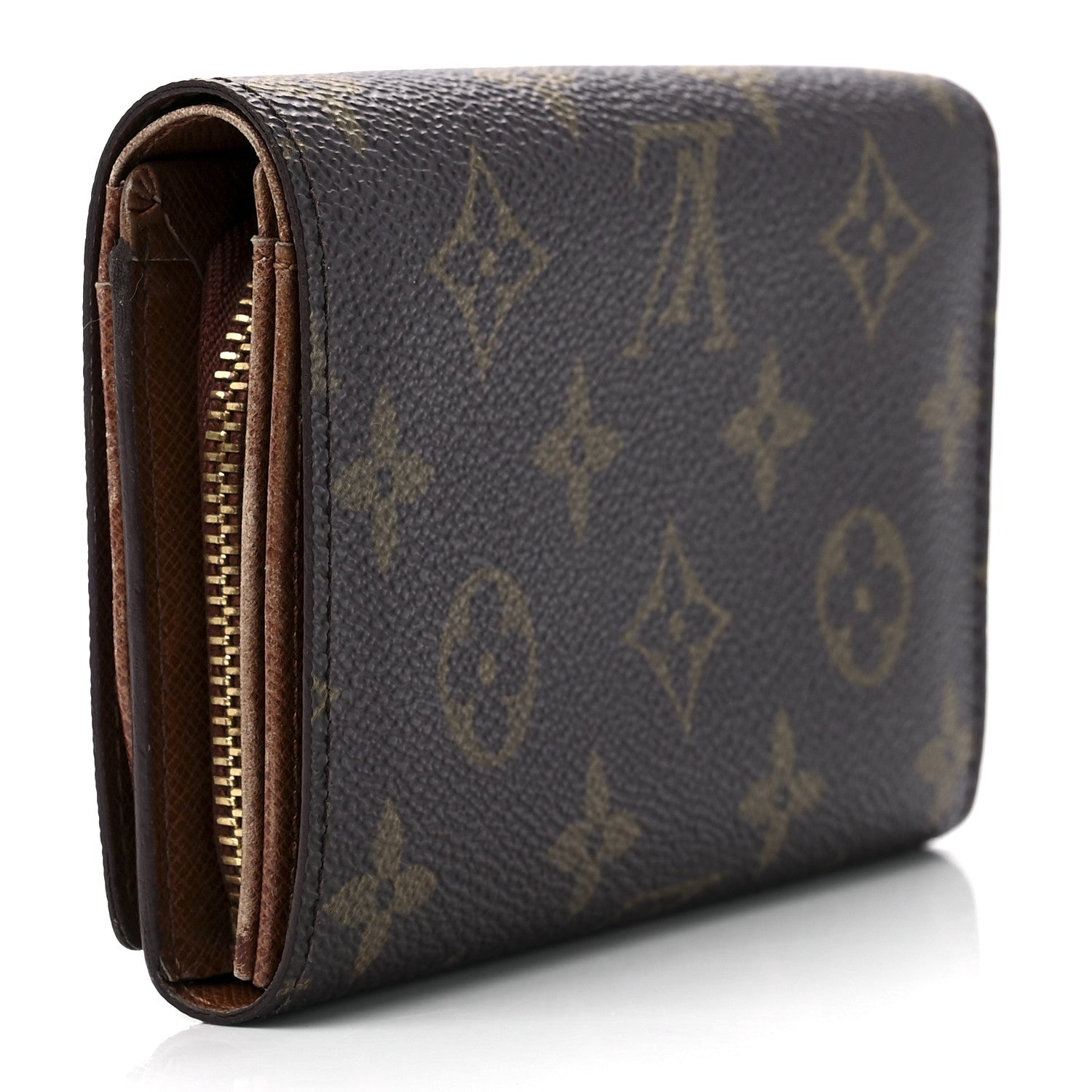 Louis Vuitton Monogram Porte-Monnaie Tresor Wallet 2 of 10