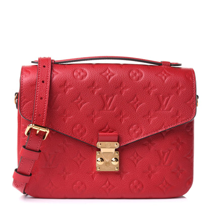 Louis Vuitton Empreinte Pochette Metis Cherry 1 of 11