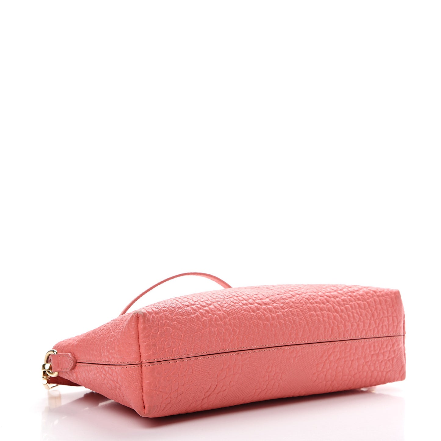 Signature Grain Calfskin Small Chichester Crossbody Clutch Bag Copper Pink