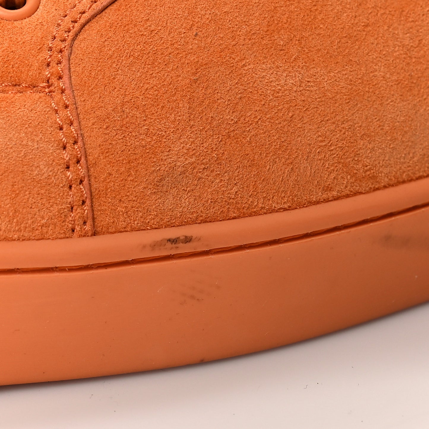 Veau Velours Mens Louis Junior Flat Sneakers 44 Melon