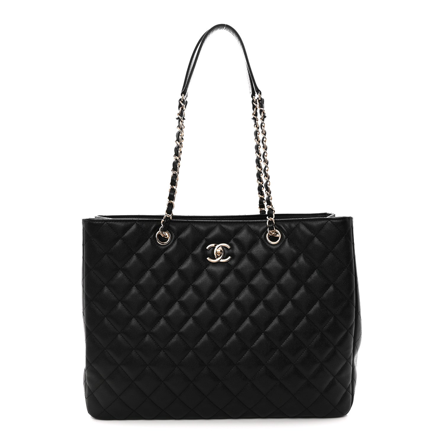 Chanel Caviar Quilted Large Shopping Tote Black 1 of 11