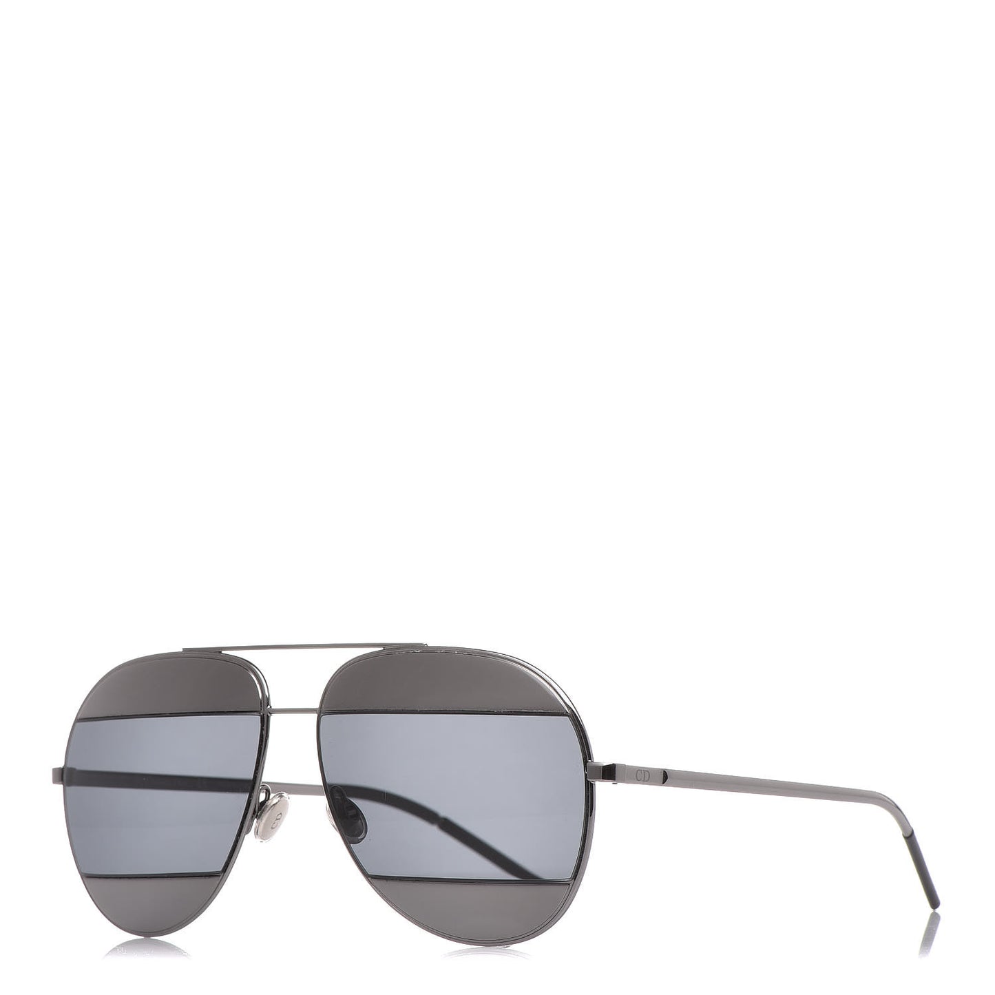 Split 1 Aviator Sunglasses Black