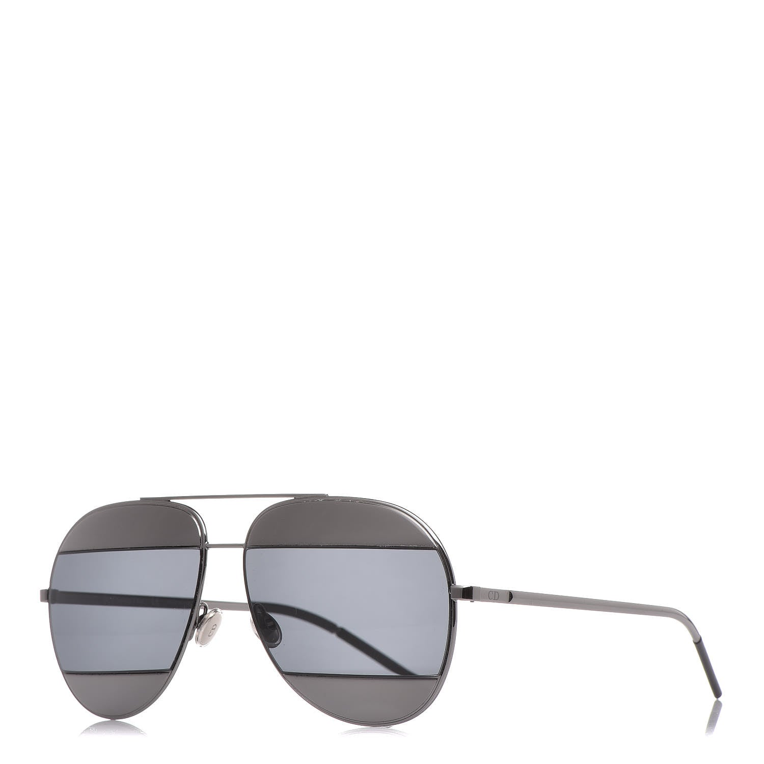Christian Dior Split 1 Aviator Sunglasses Black 1 of 8