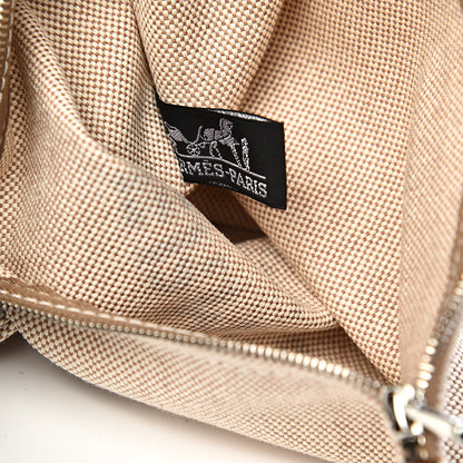 Hermes Cotton Canvas Leopard Beach Bag 7 of 11
