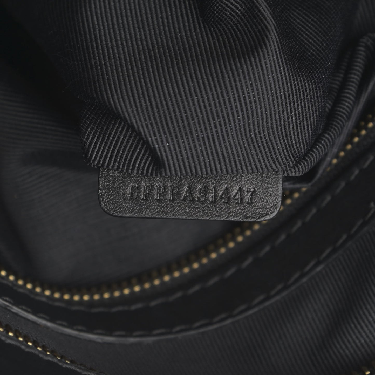 Calfskin 1983 Knight Check Link Zip Tote Black