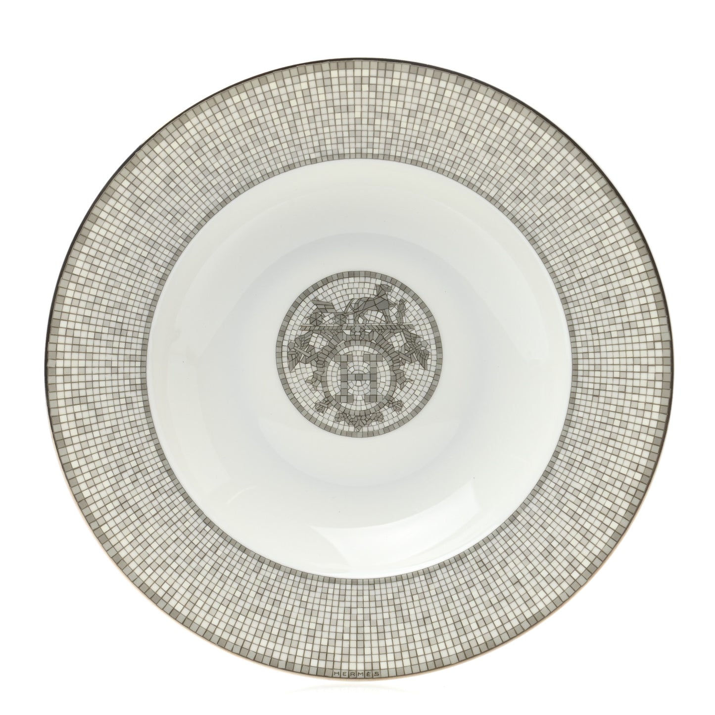 Porcelain Mosaique Au 24 Soup Bowl Platine