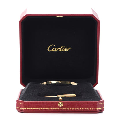 Cartier 18K Yellow Gold Small LOVE Bracelet 16 7 of 7