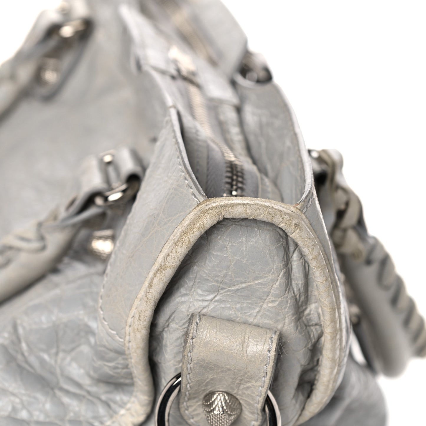 Agneau Giant 12 Silver Hardware City Gris Ciment