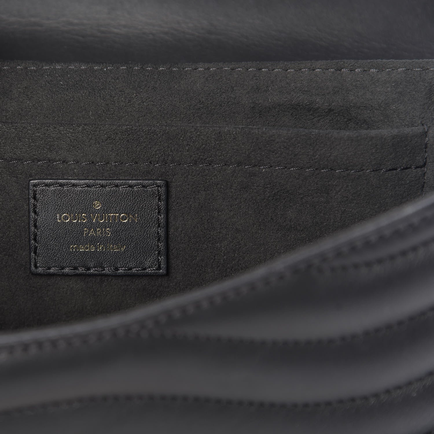 Louis Vuitton Calfskin Love Lock New Wave Chain MM Black 7 of 14