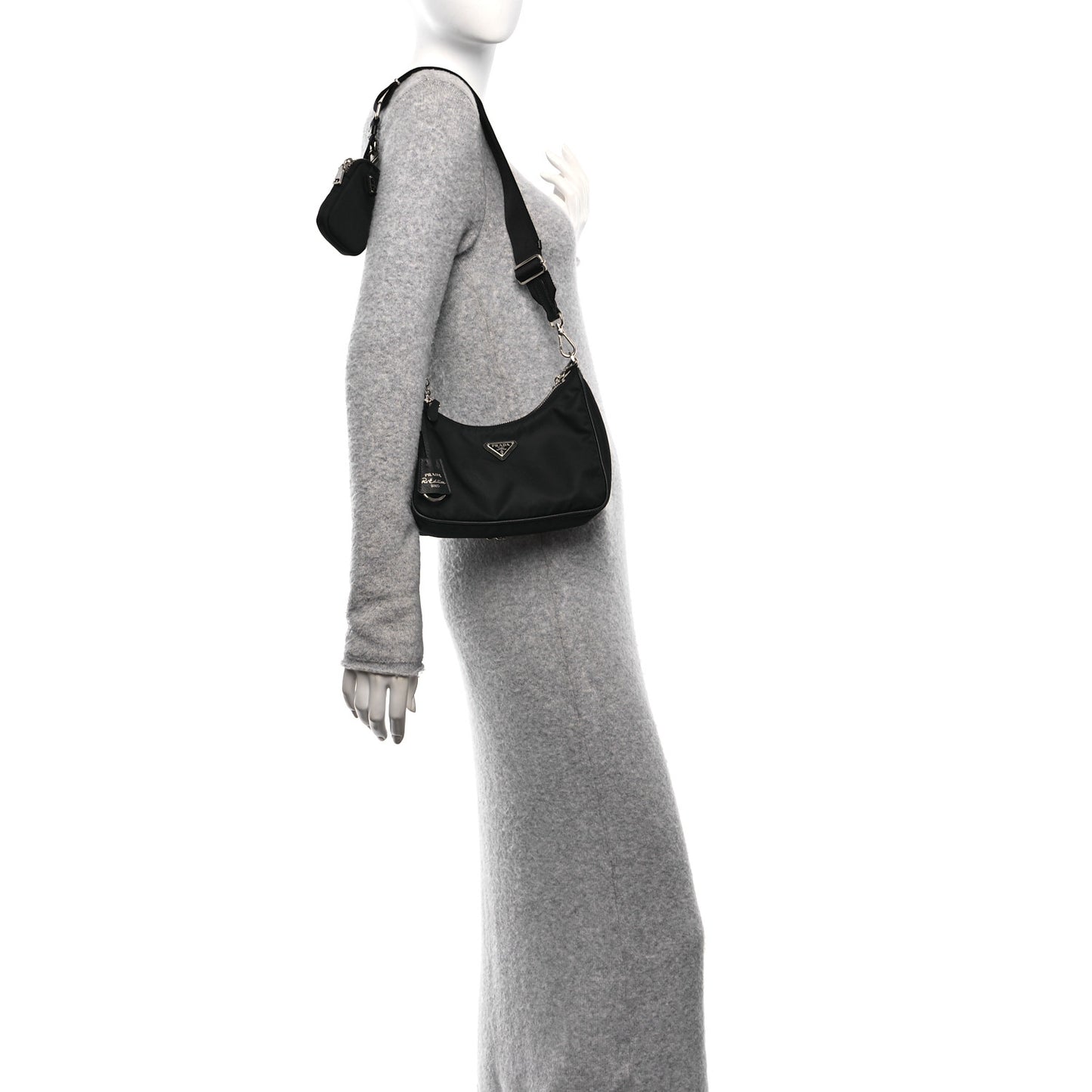 Nylon Re-Edition 2005 Shoulder Bag Black