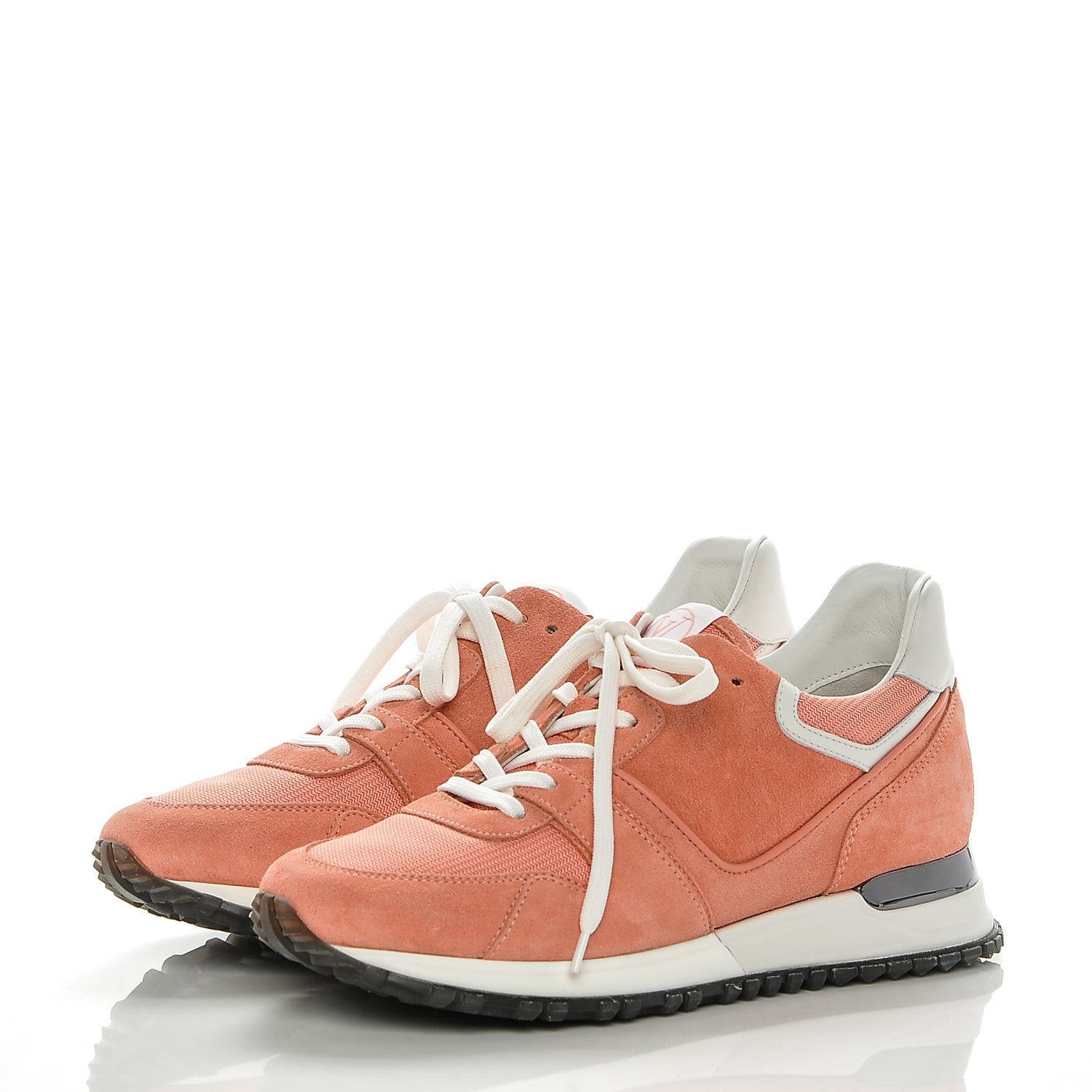 Louis Vuitton Nubuck Suede Run Away Sneakers 36.5 Pink 3 of 6