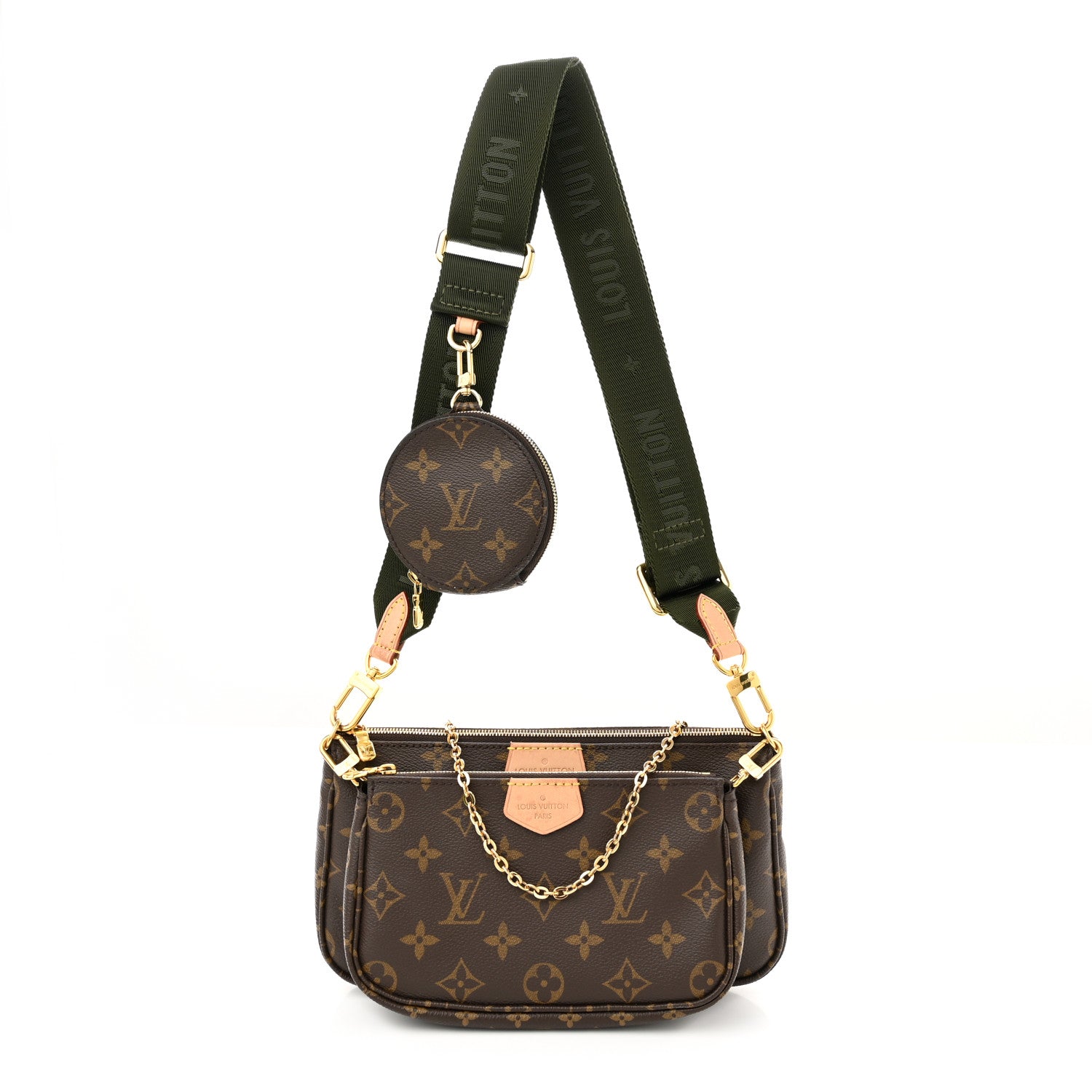 Louis Vuitton Monogram Multi Pochette Accessories Kaki 1 of 10