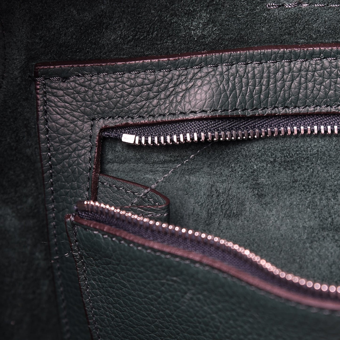 Supple Calfskin Medium Big Bag Dark Green