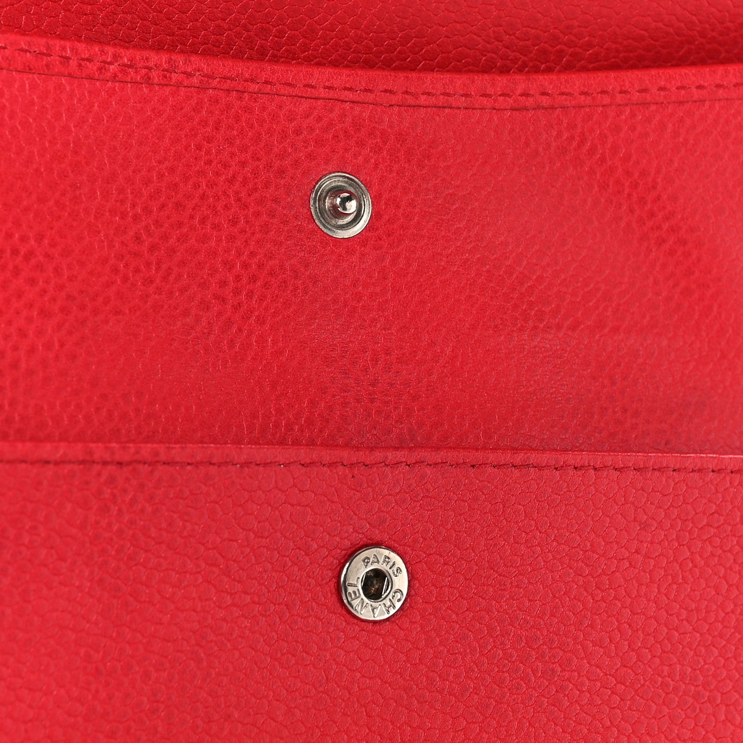 Chanel Caviar Quilted Large Flap Wallet Red 15 of 21