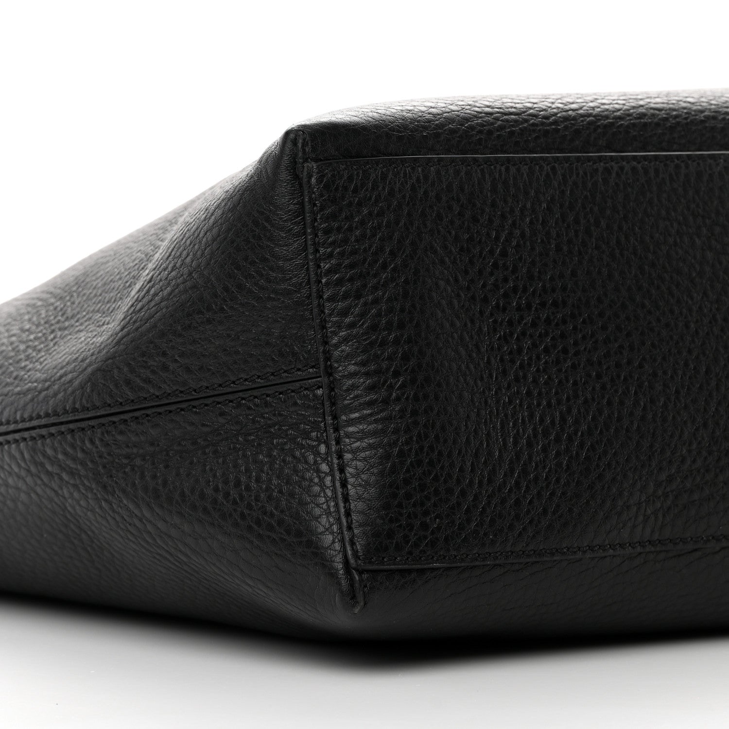 Valentino Garavani Grained Calfskin Rockstud Shoulder Tote Black 8 of 14