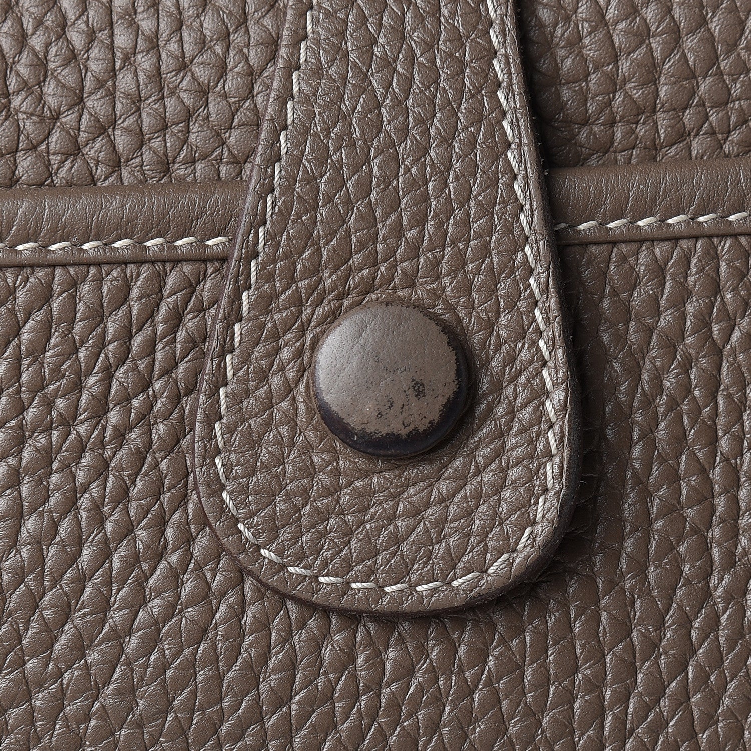 Hermes Taurillon Clemence Evelyne III GM Etoupe 13 of 20
