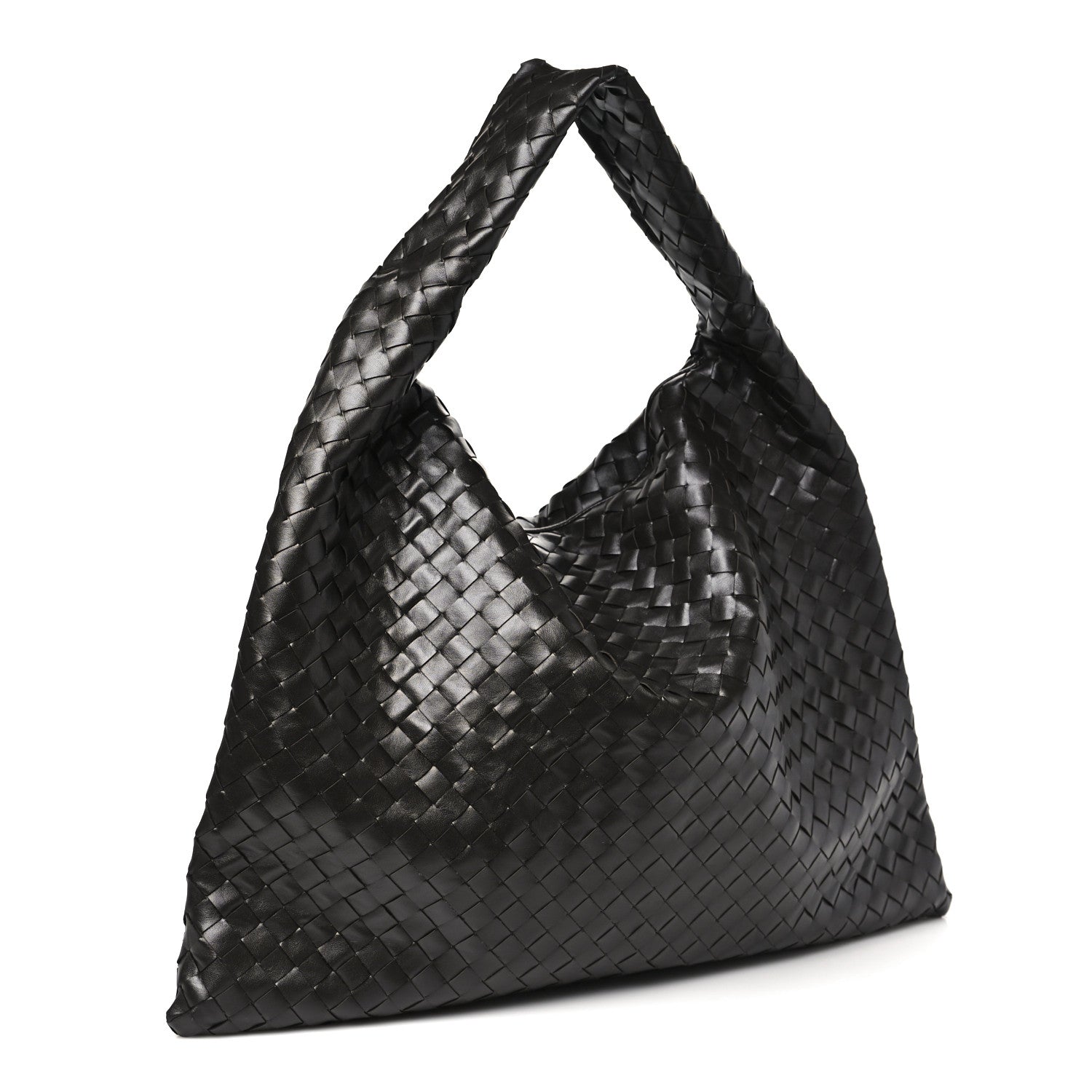 Bottega Veneta Calfskin Intrecciato Large Hop Fondant 2 of 9