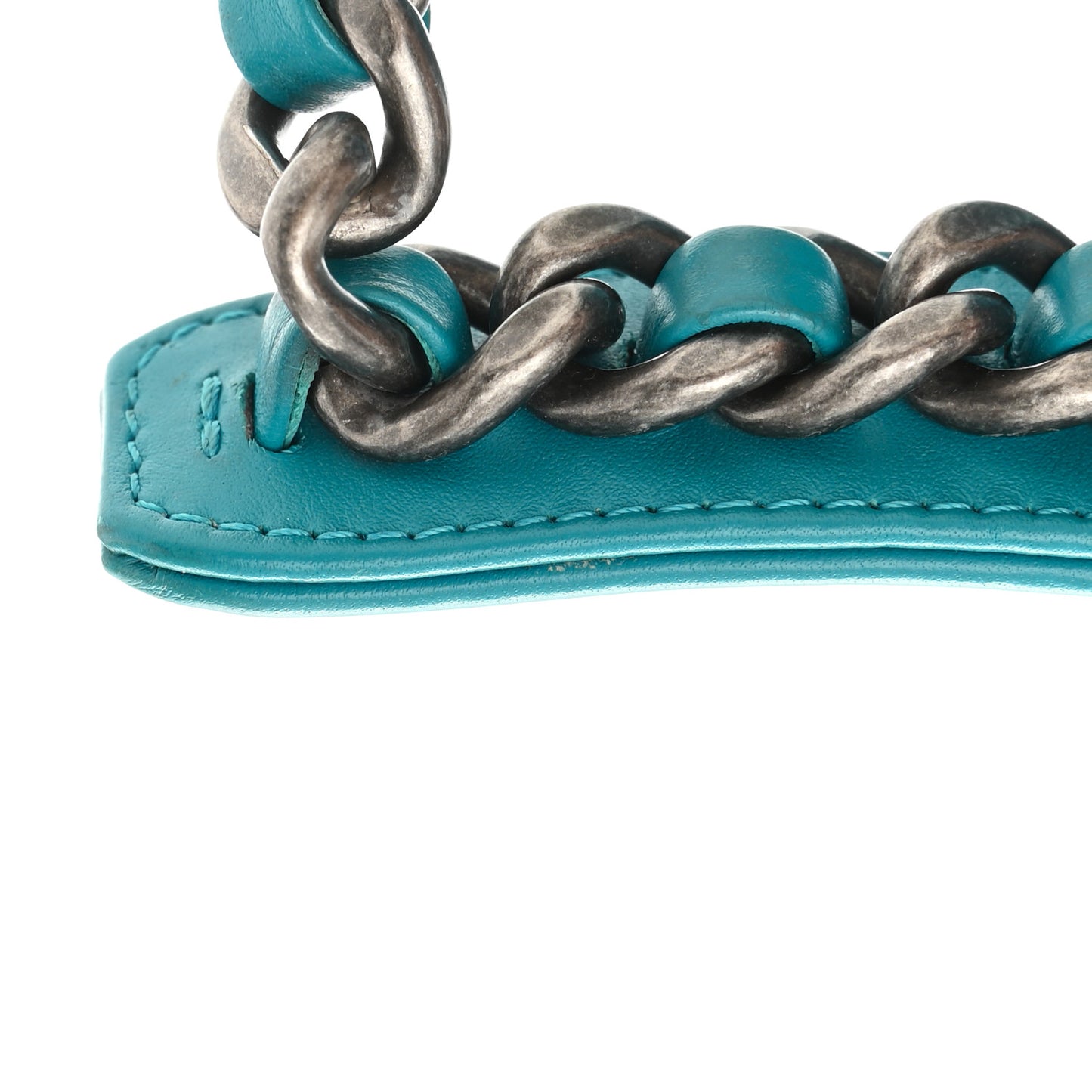 Tweed Quilted Medium Chanel 19 Flap Turquoise