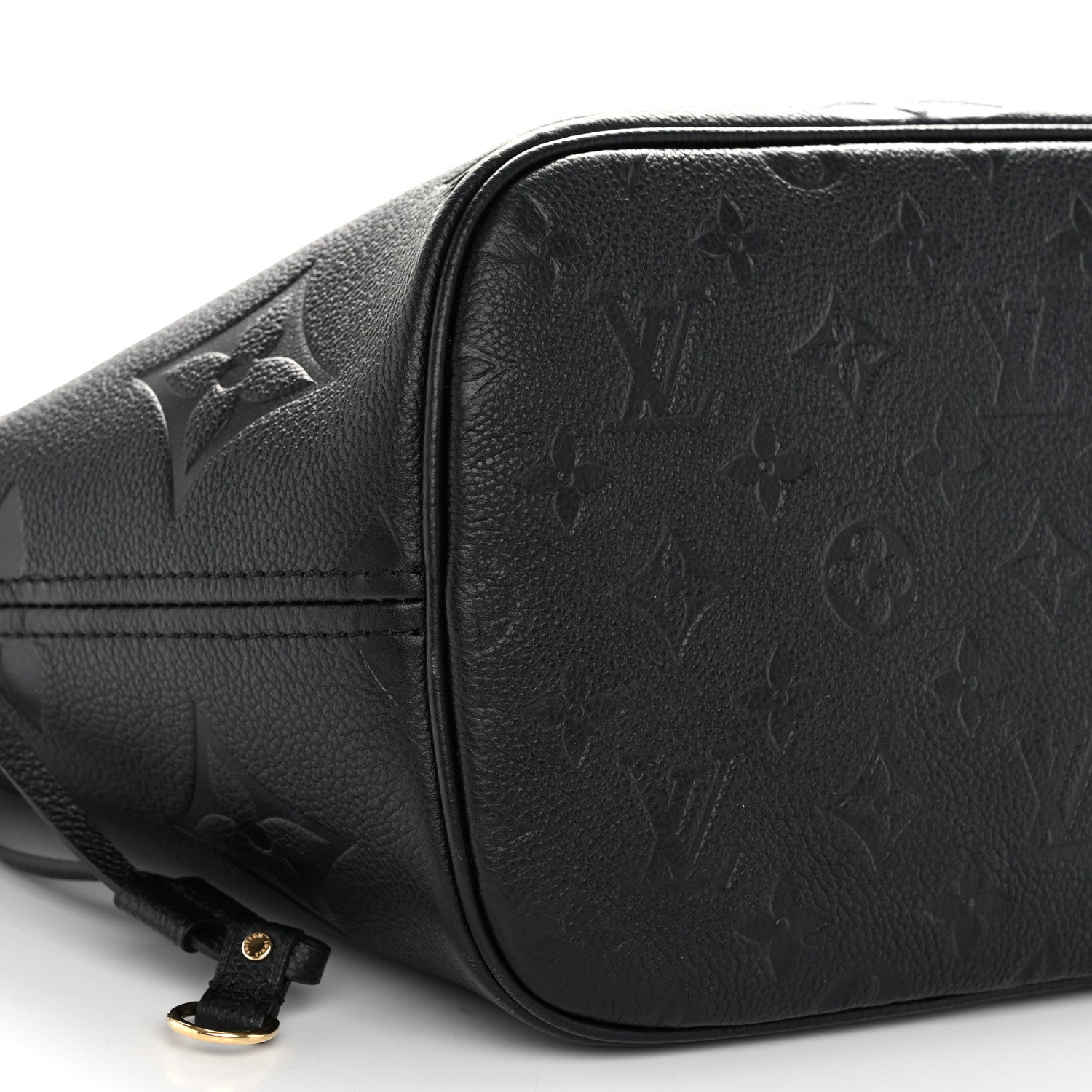 Louis Vuitton Empreinte Monogram Giant Neverfull MM Black 9 of 10