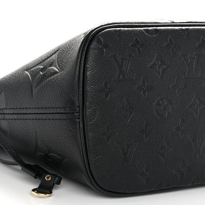 Louis Vuitton Empreinte Monogram Giant Neverfull MM Black 9 of 10