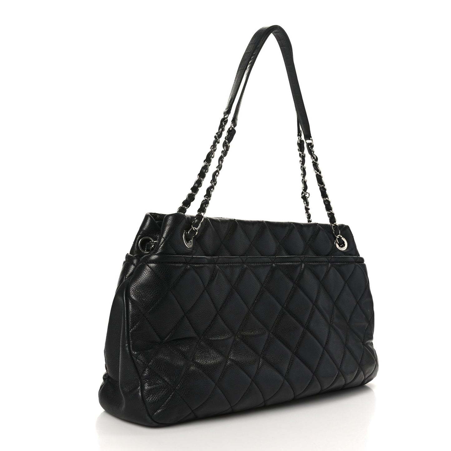 Caviar Quilted CC Timeless Soft Tote Black