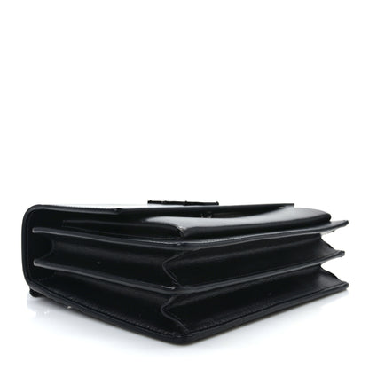 Saint Laurent Calfskin Medium Monogram Monochrome Sunset Black 4 of 10