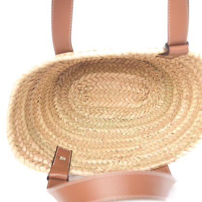 Loewe Raffia Small Basket Tote Bag Natural Tan 4 of 8