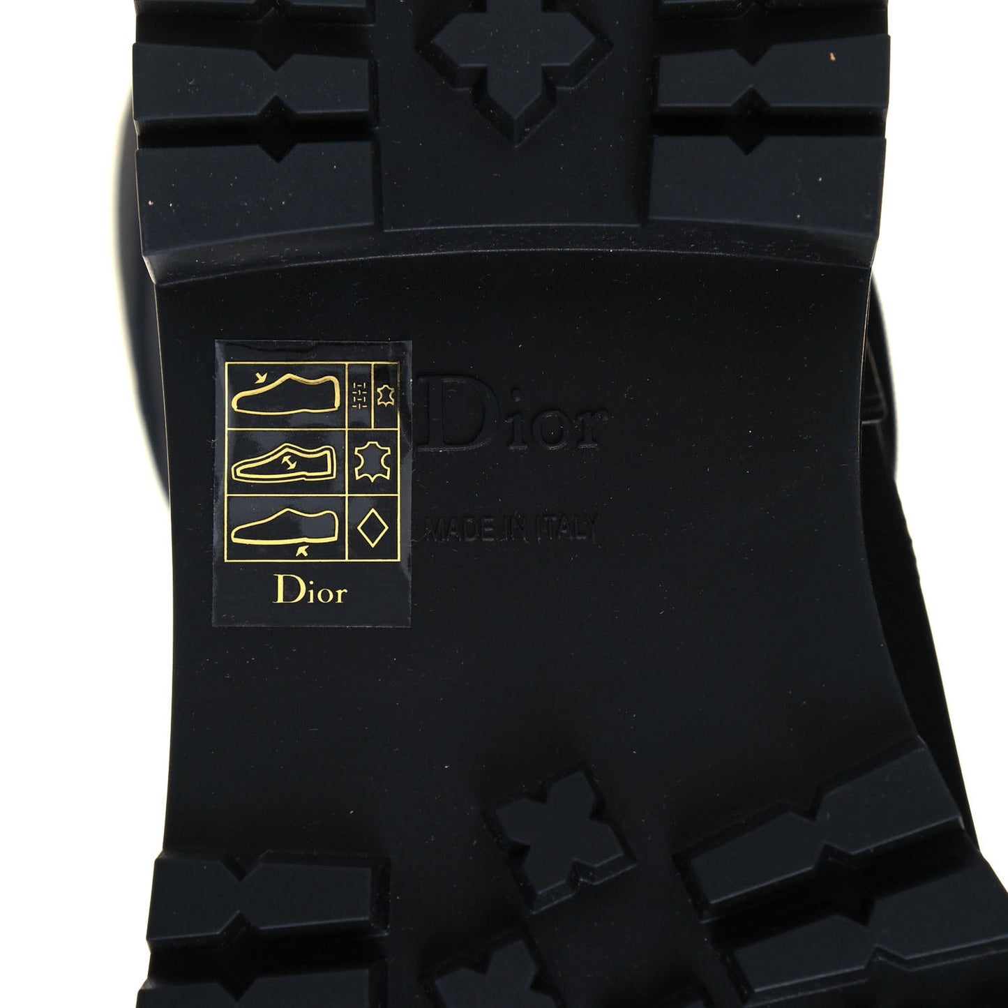 Technical Fabric Calfskin D-Major Boots 38.5 Black Blue