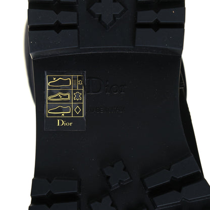 Christian Dior Technical Fabric Calfskin D-Major Boots 38.5 Black Blue 6 of 7