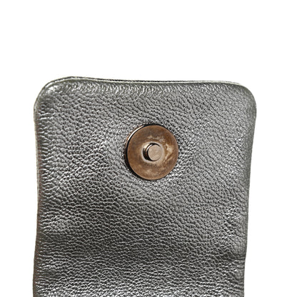 Chanel Metallic Deerskin Luxe Ligne Flap Silver 14 of 21