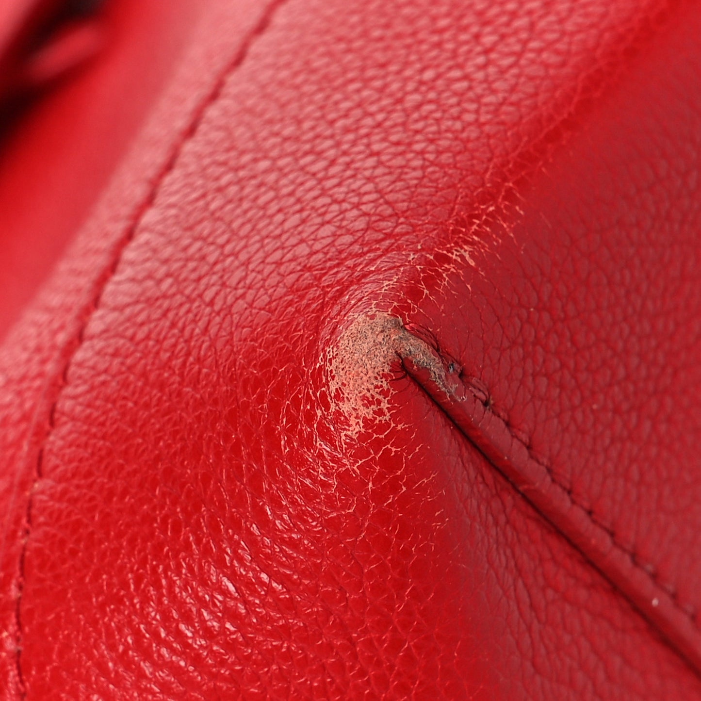 Soft Calfskin Lockme Backpack Rubis