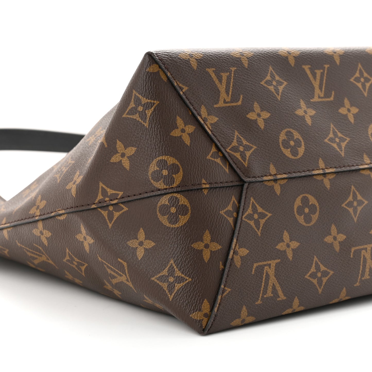 Monogram Flower Hobo Black