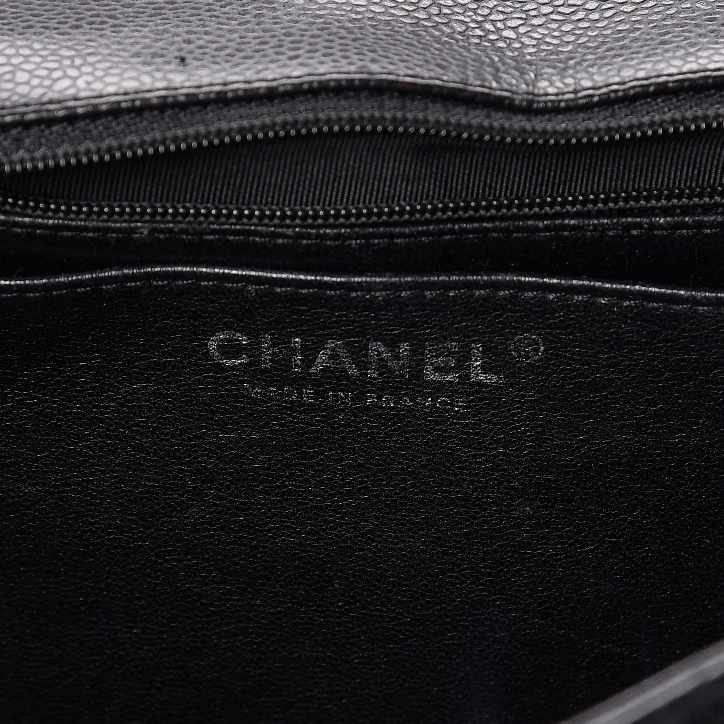 Caviar Quilted Jumbo Single Flap Black