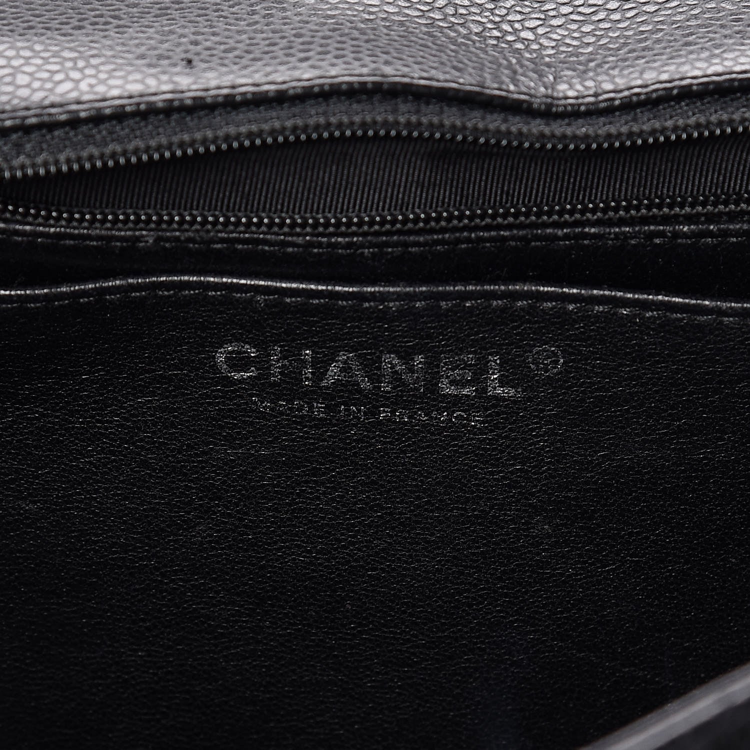 Chanel Caviar Quilted Jumbo Single Flap Black 6 of 16