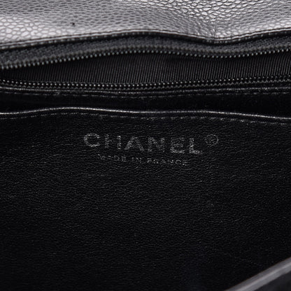 Chanel Caviar Quilted Jumbo Single Flap Black 6 of 16