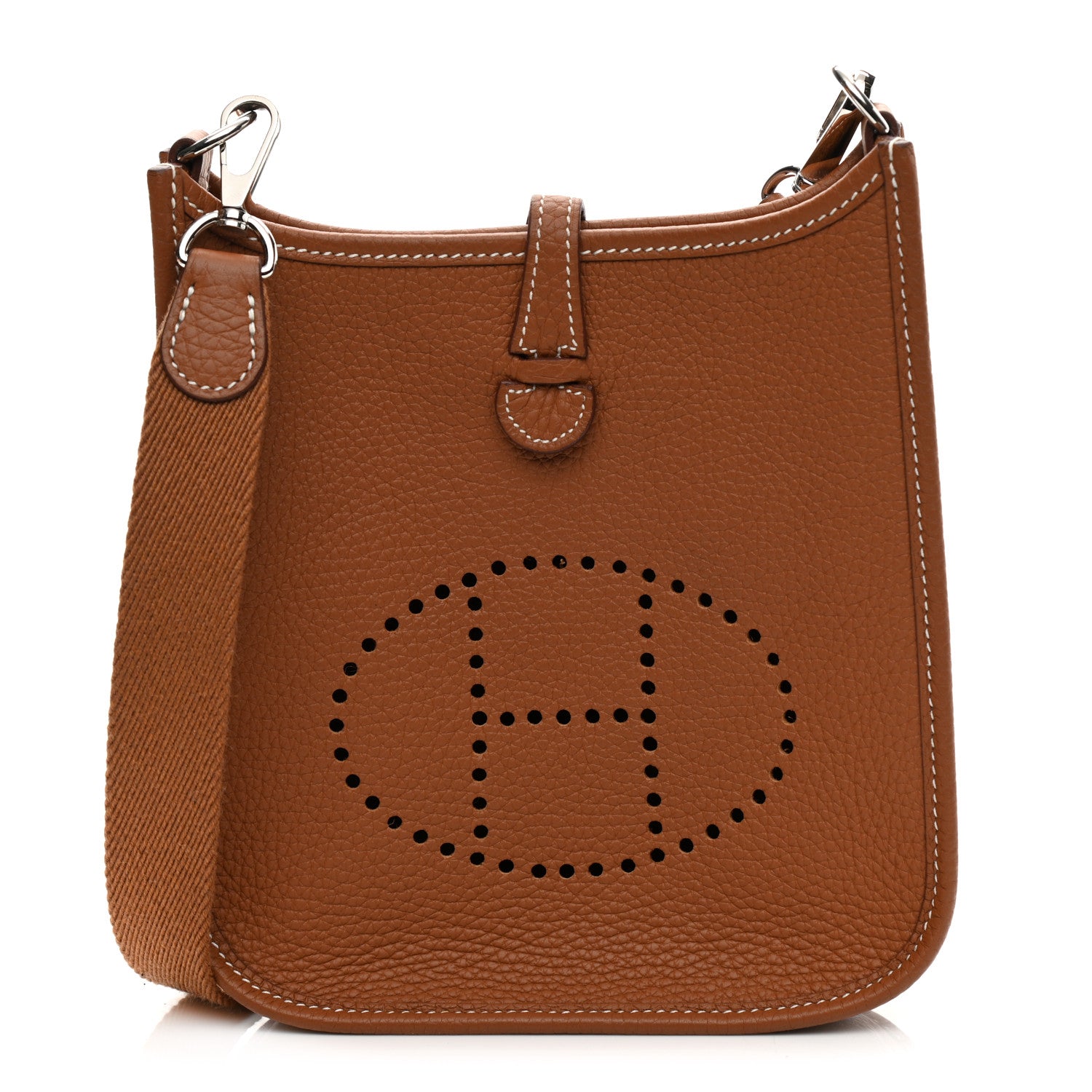 Hermes Taurillon Clemence Evelyne TPM Gold 1 of 11