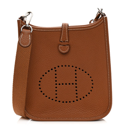 Hermes Taurillon Clemence Evelyne TPM Gold 1 of 11