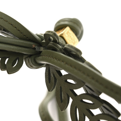 Loewe X HOWLS MOVING CASTLE Calfskin Rock Paper Scissors Charm Green 6 of 8