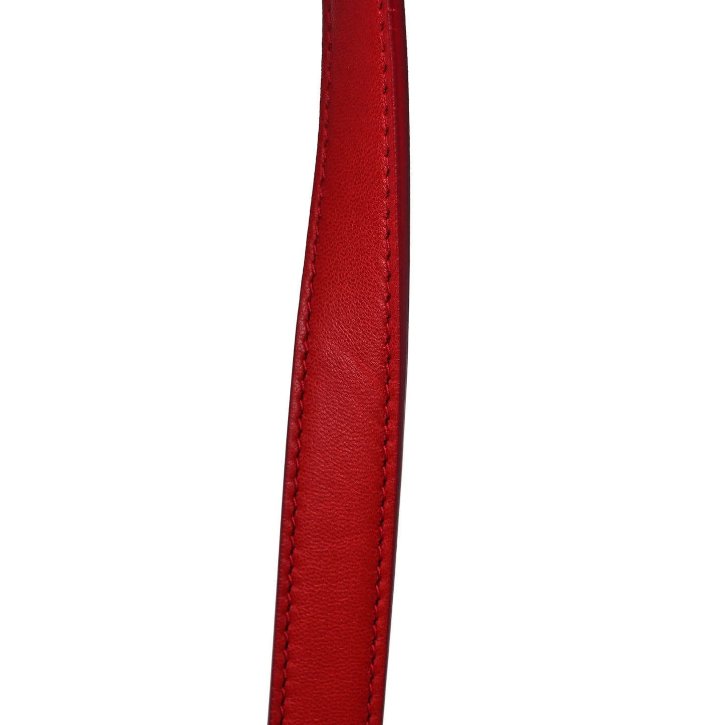 Lambskin Teddy Drawstring Bag Eros Red