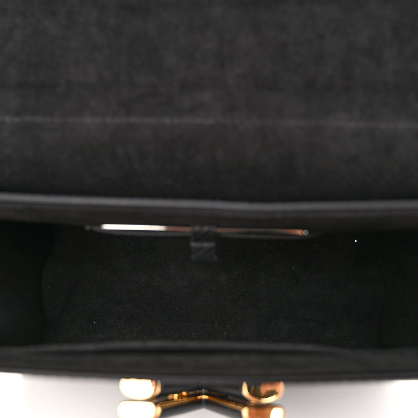 Epi Twist Shoulder Bag MM Matte Black Gold