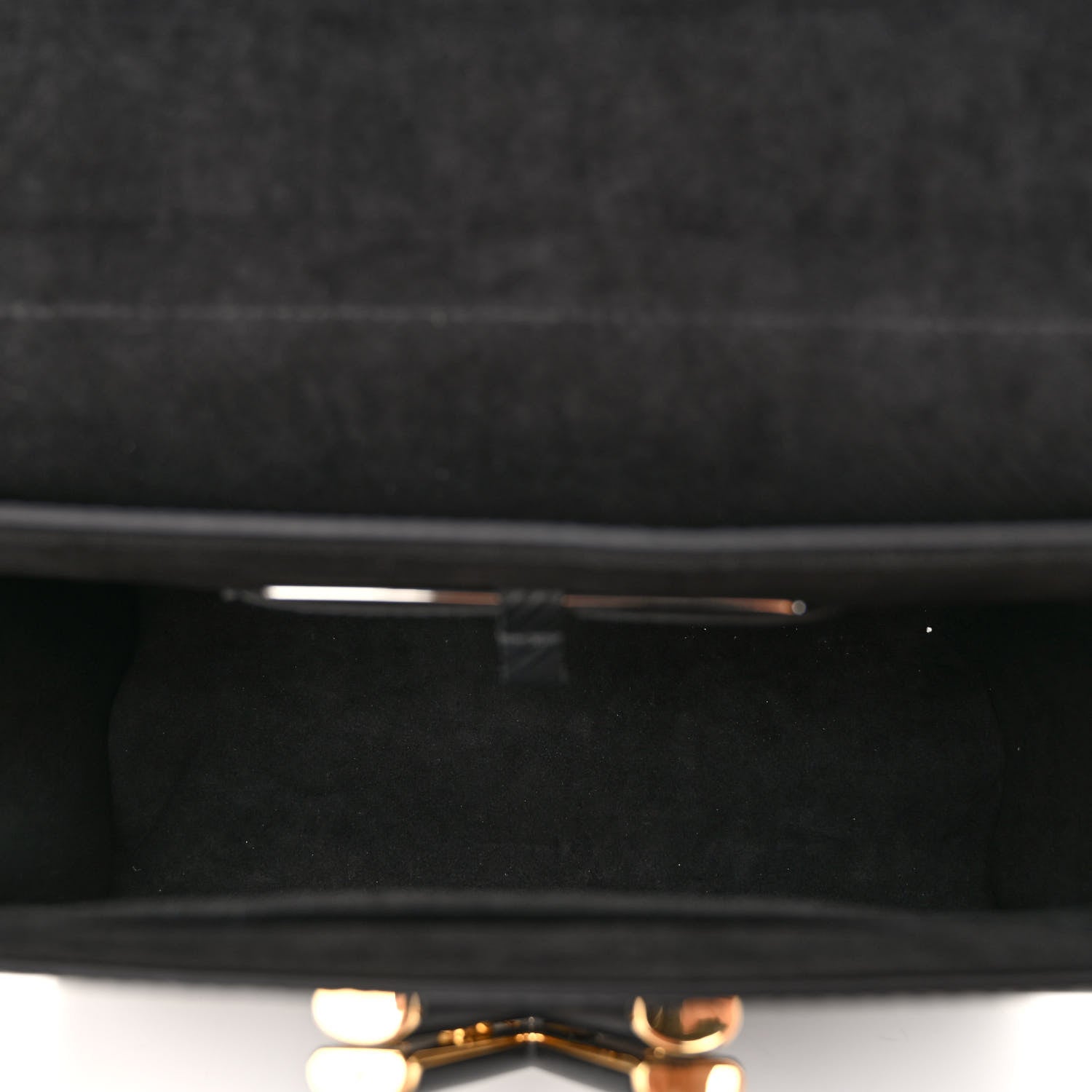 Louis Vuitton Epi Twist Shoulder Bag MM Matte Black Gold 6 of 10
